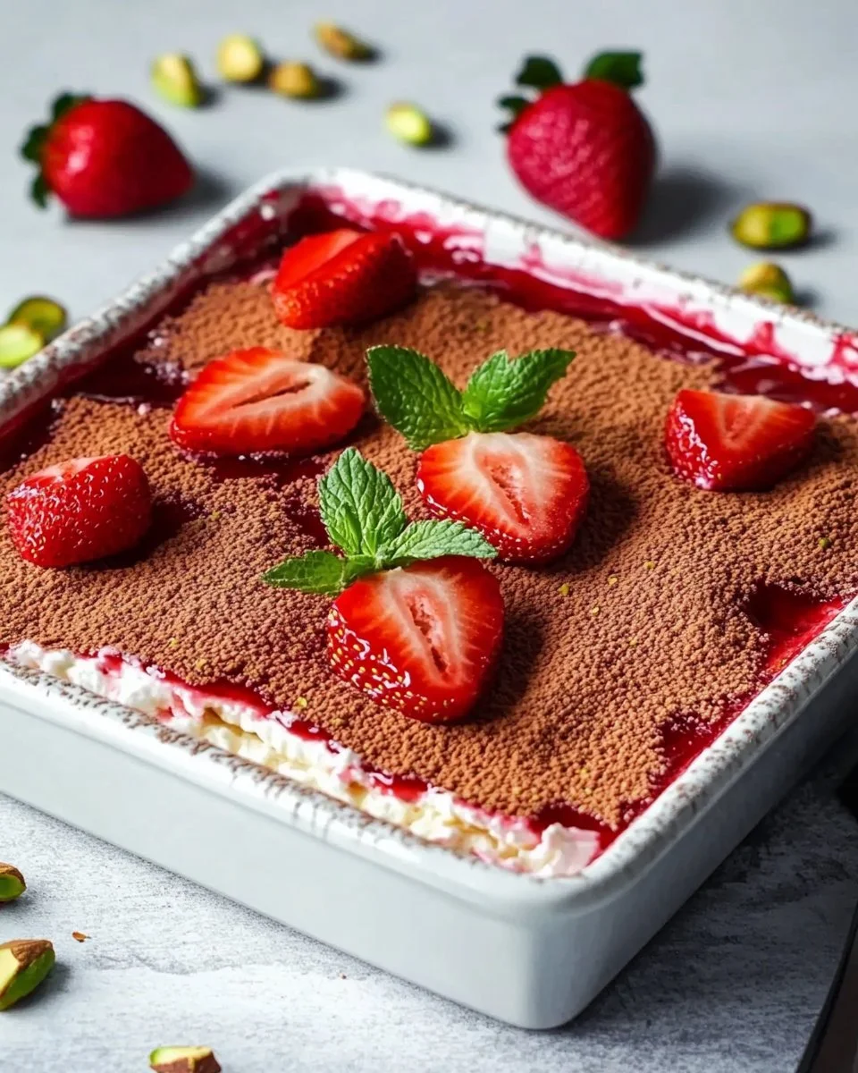 Erdbeer-Tiramisu
