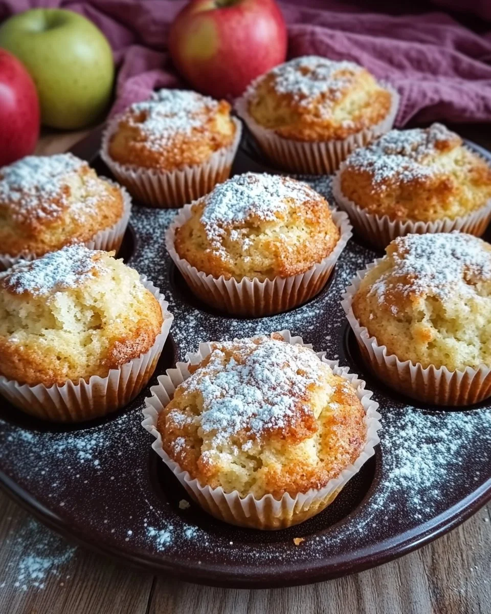 Apfel Quark Muffins