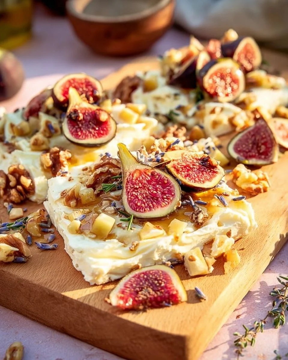 Butterbrett mit Feigen und Zwiebeln