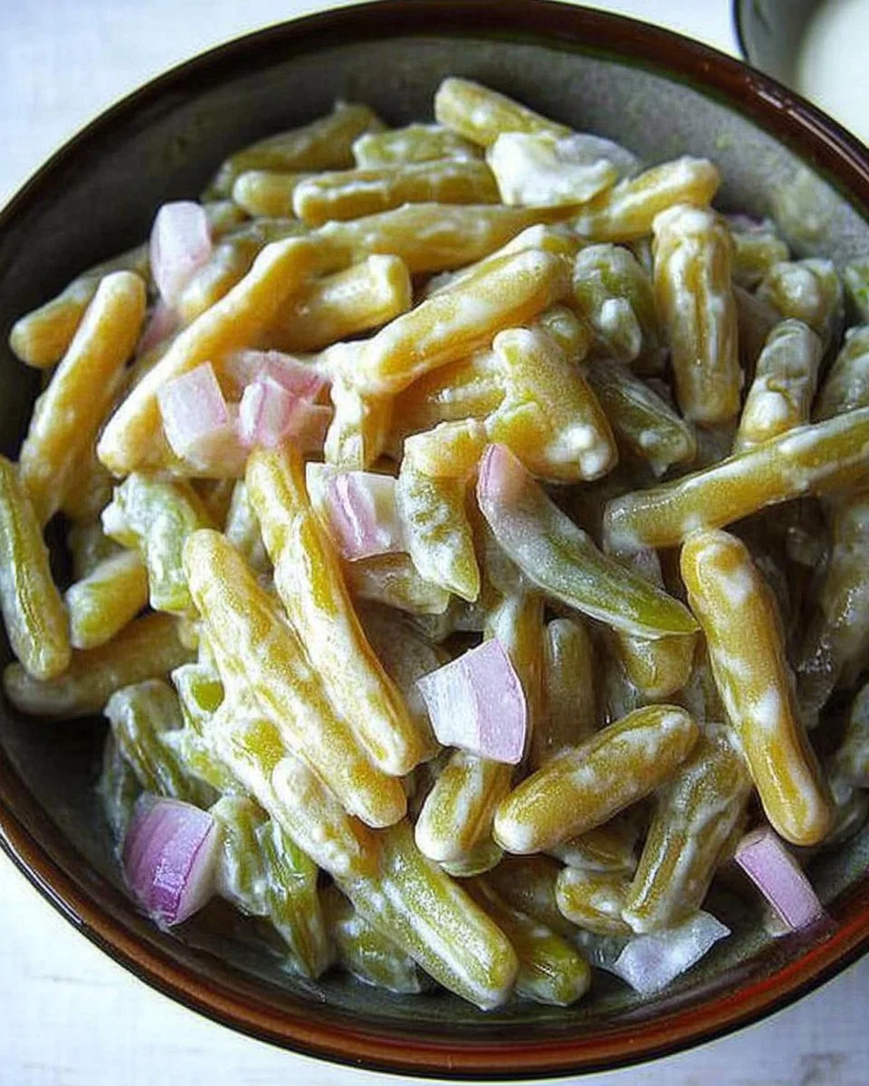 Cremiger Bohnensalat