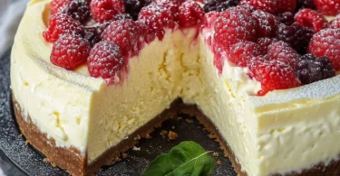 Cremiger Low Carb Käsekuchen mit zuckerfreien Zutaten