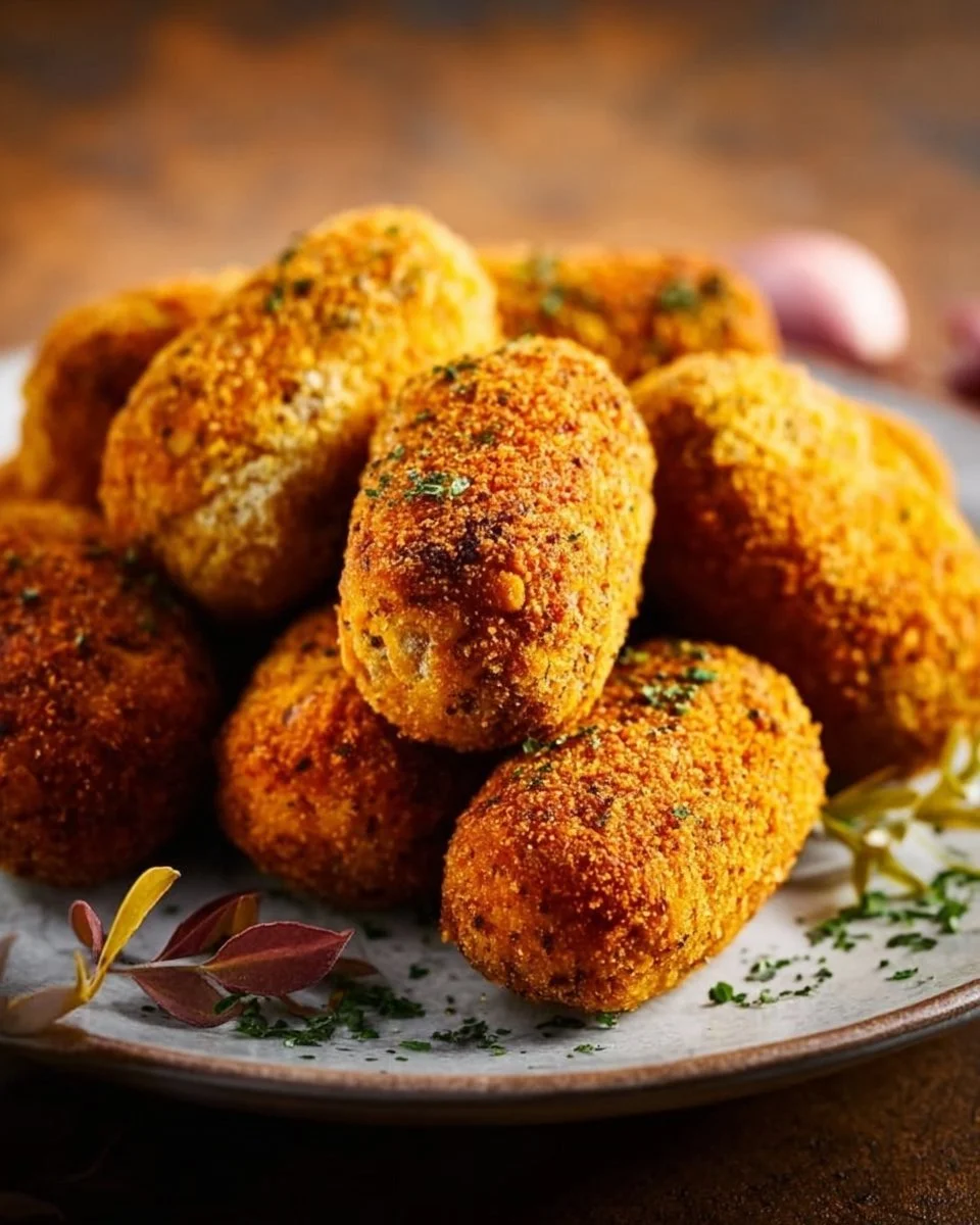 Crispy Lentil Croquettes from the Air Fryer