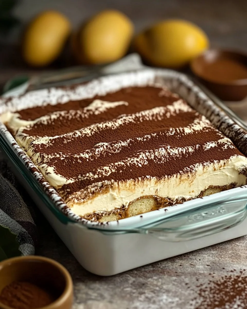 Eierlikör-Tiramisu mit Mascarpone