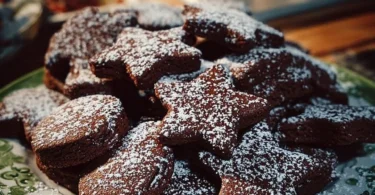Leckere englische Schokoladenkekse frisch gebacken