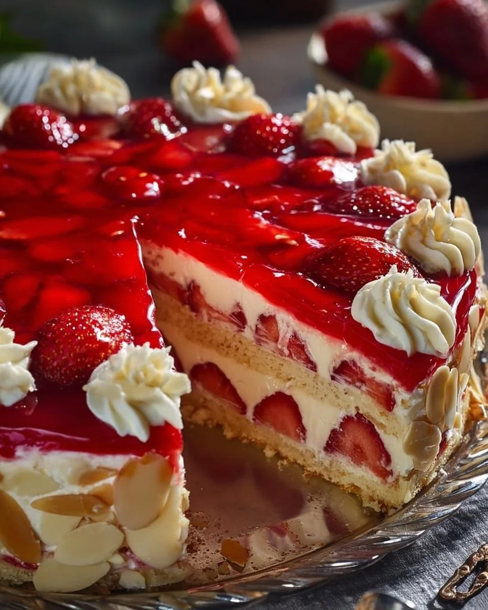 Erdbeerkuchen