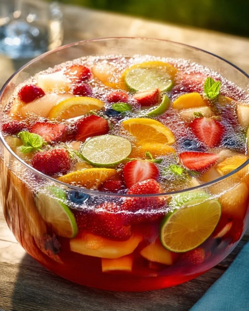 Erfrischende Bowle