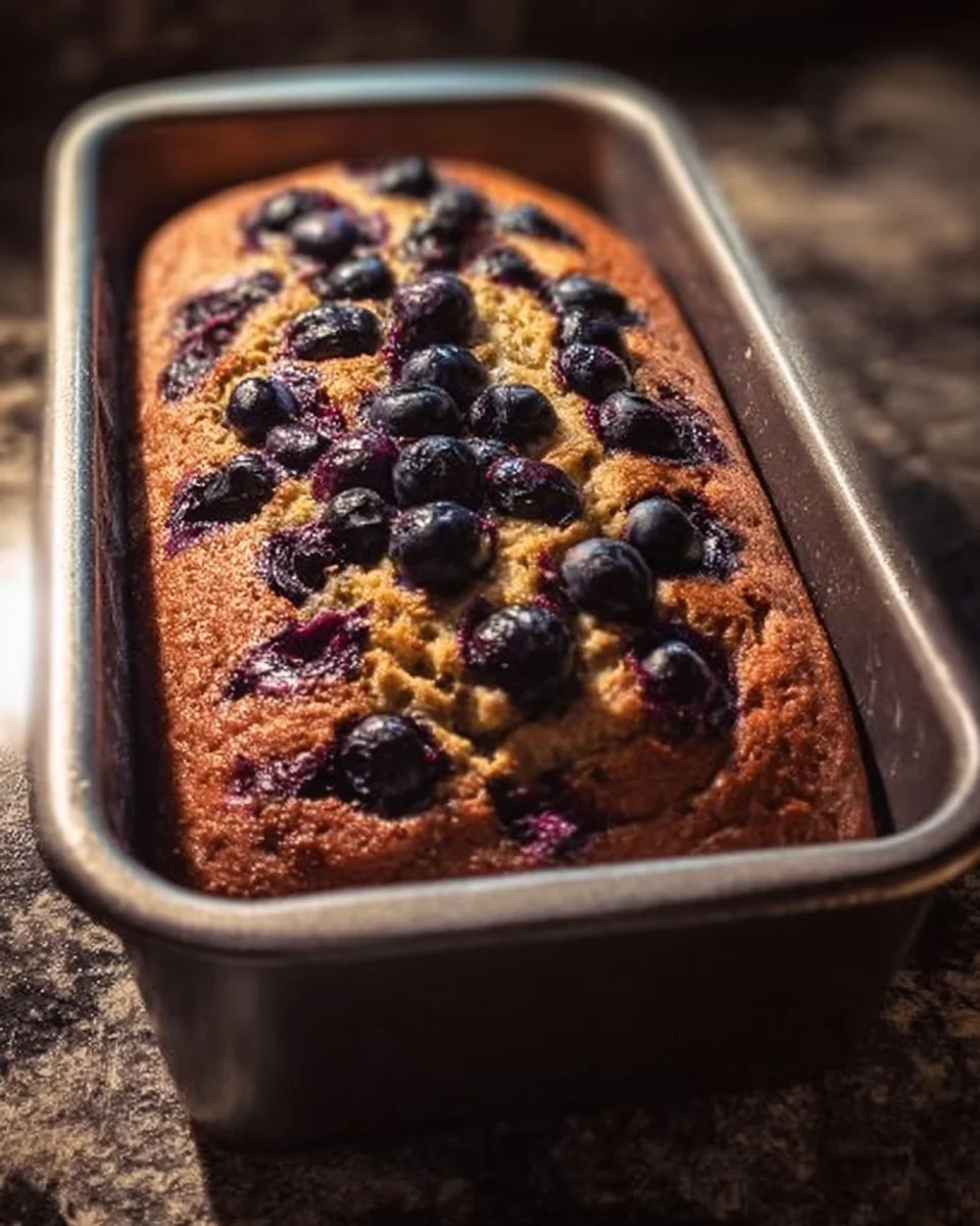Fitness Bananenbrot mit gesunden Zutaten und frischen Bananen