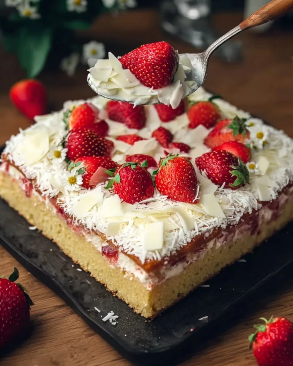 Leckerer Frau Holle Kuchen mit Äpfeln und Zimt, serviert auf einem Teller