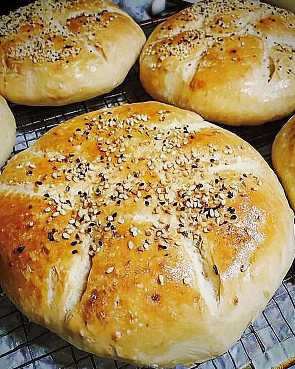 Frischkäse-Fladenbrot