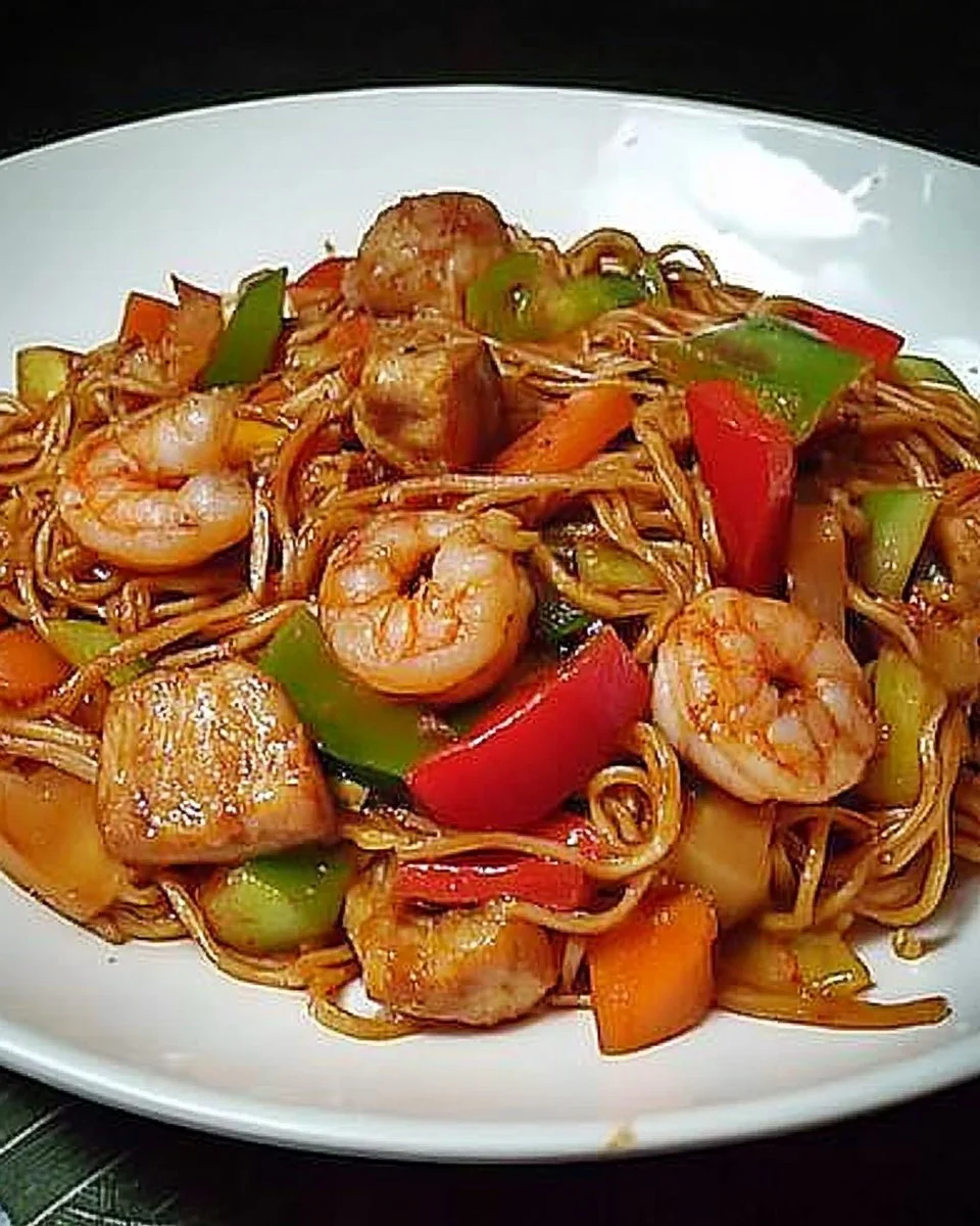 Frittierte chinesische Nudeln