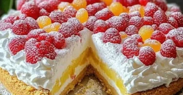 Einfach zuzubereitende Frühlingstorte für faule Bäcker