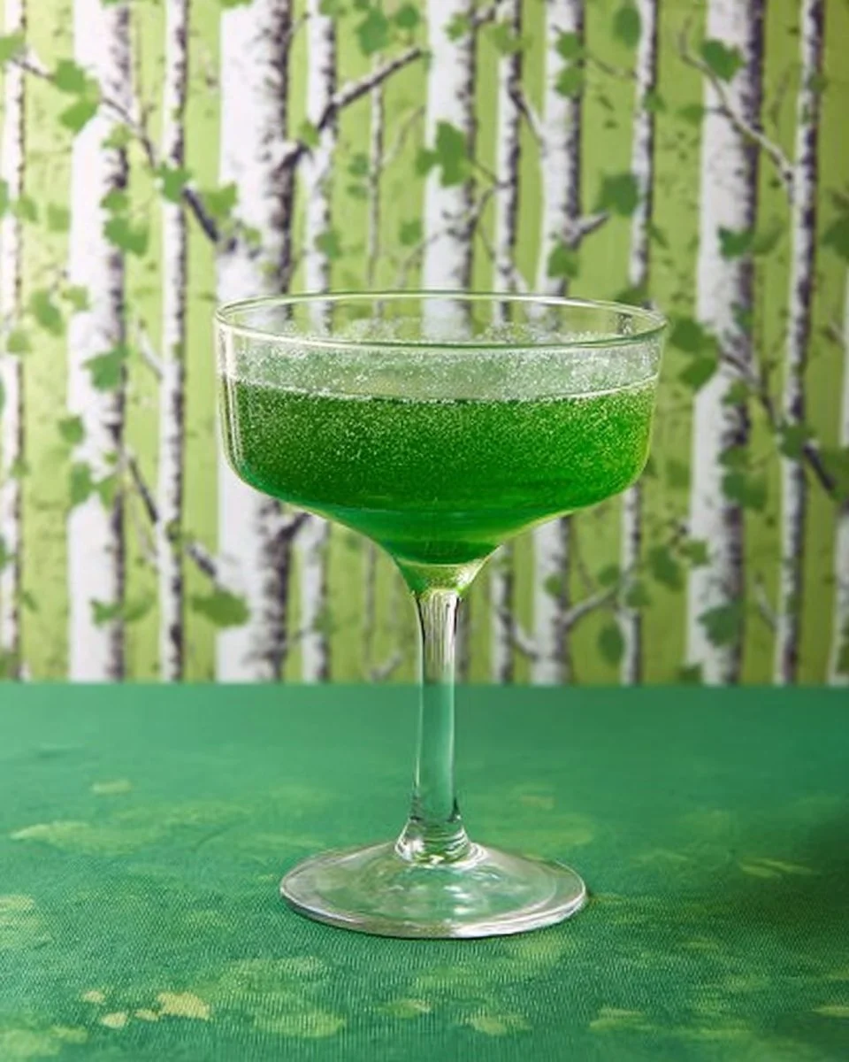 Erfrischende Grüne Maibowle mit frischen Kräutern und Früchten