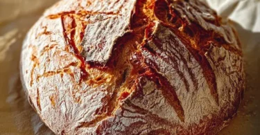 Hausgemachtes Brot frisch aus dem Ofen mit besten Zutaten
