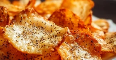 Hüttenkäse-Chips in einer Schüssel serviert, knuspriger gesunder Snack