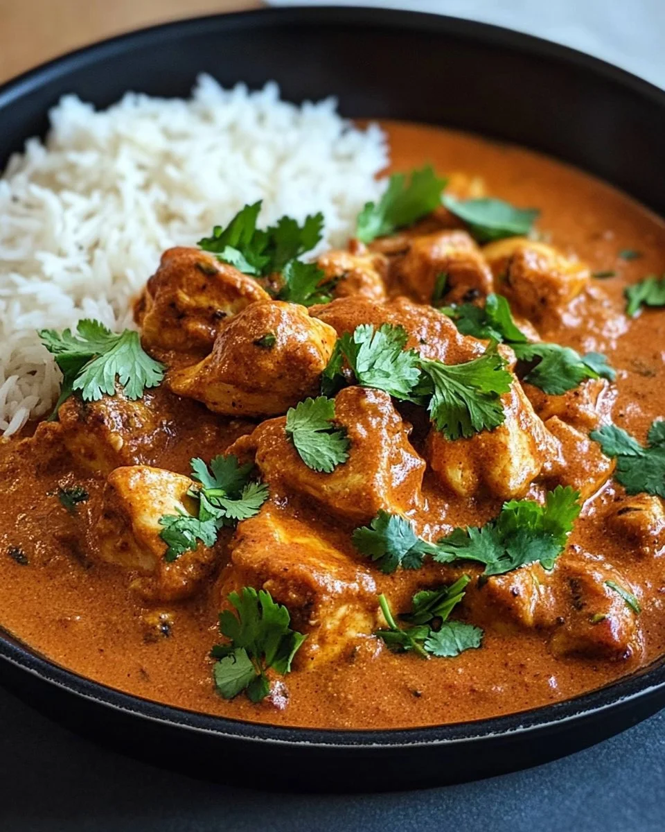 Indisches Butterhähnchen aus dem Ofen