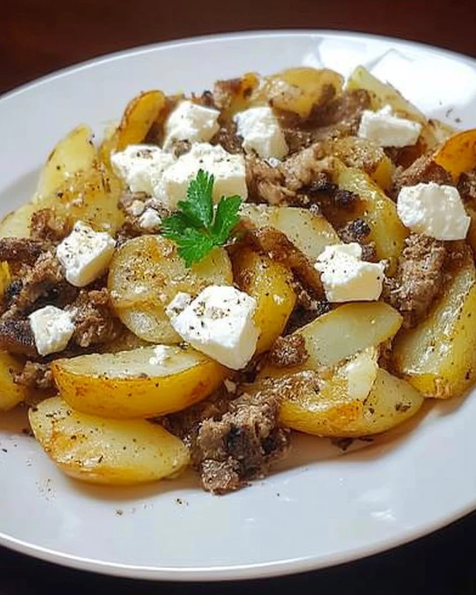 Kartoffel Gyros Pfanne