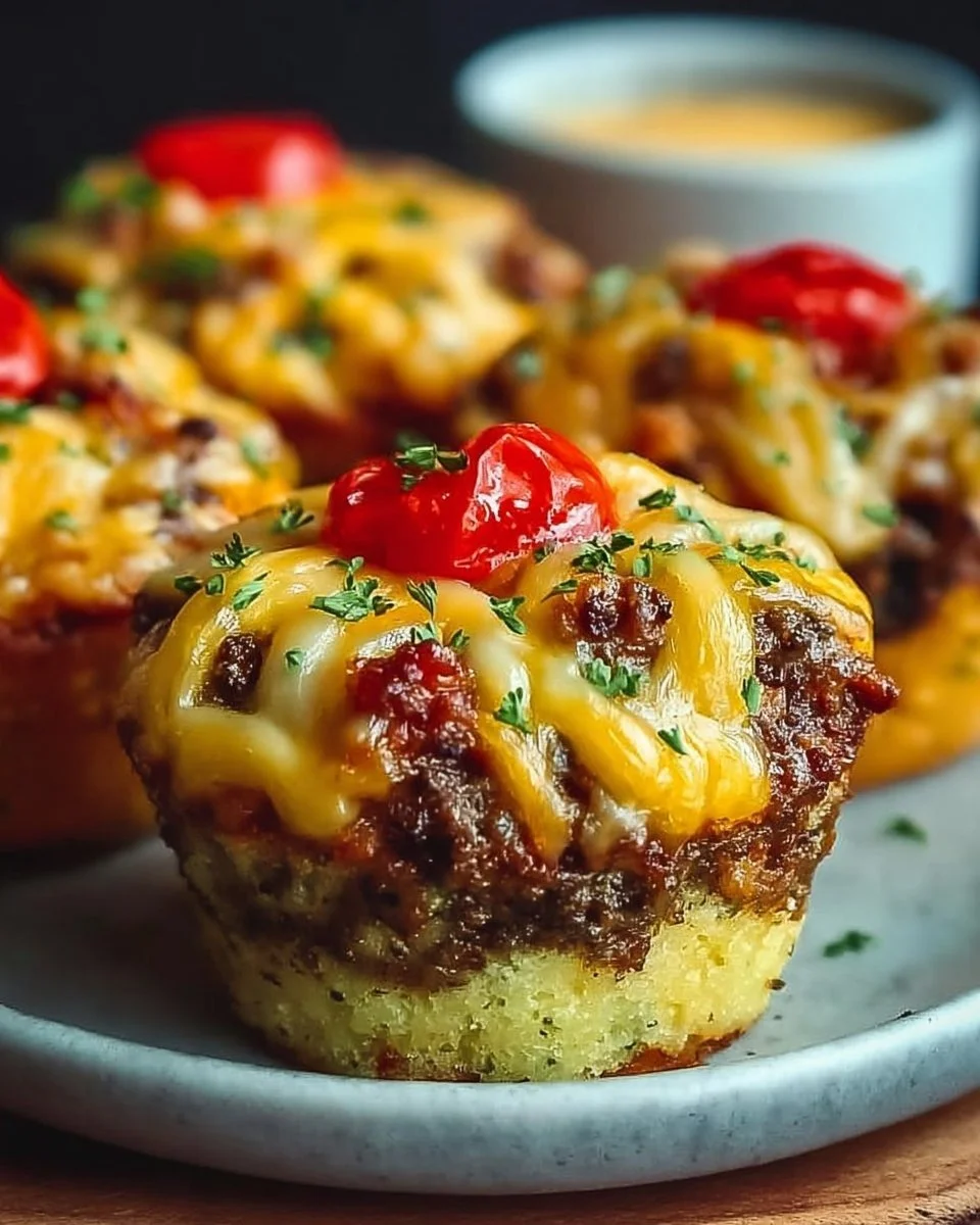 Käseburger-Muffins