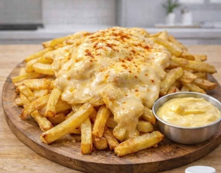 Käsesoße für Pommes
