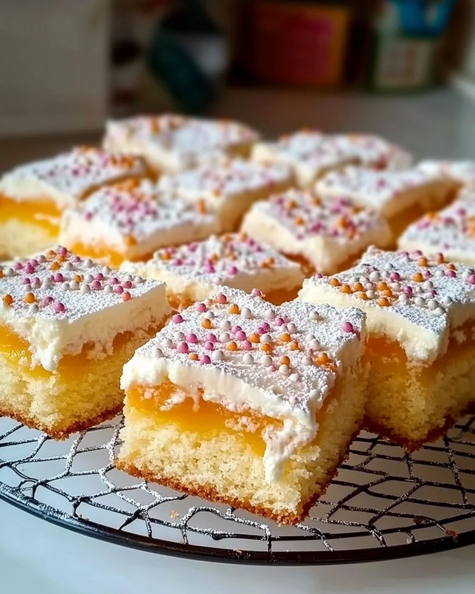 Kindertauglicher Blechkuchen ohne Waage, zubereitet mit 12 Esslöffeln.