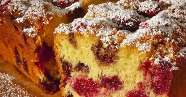 Leckerer Kirschkuchen mit frischen Kirschen und zartem Teig