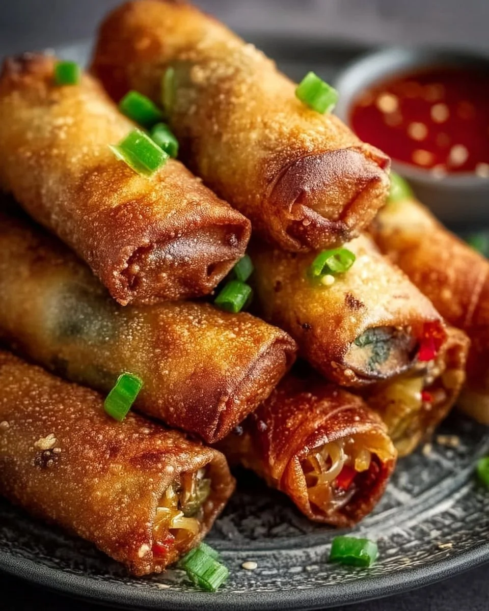 Knusprige Frühlingsrollen aus dem Airfryer