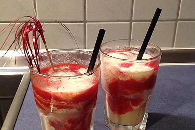 Lava Flow Cocktail