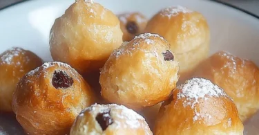 Leckere gefüllte Quarkbällchen mit einer samtigen Füllung