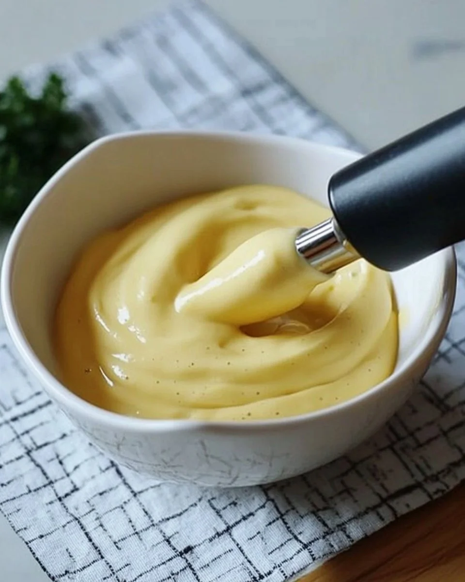 Mayonnaise mit dem Stabmixer