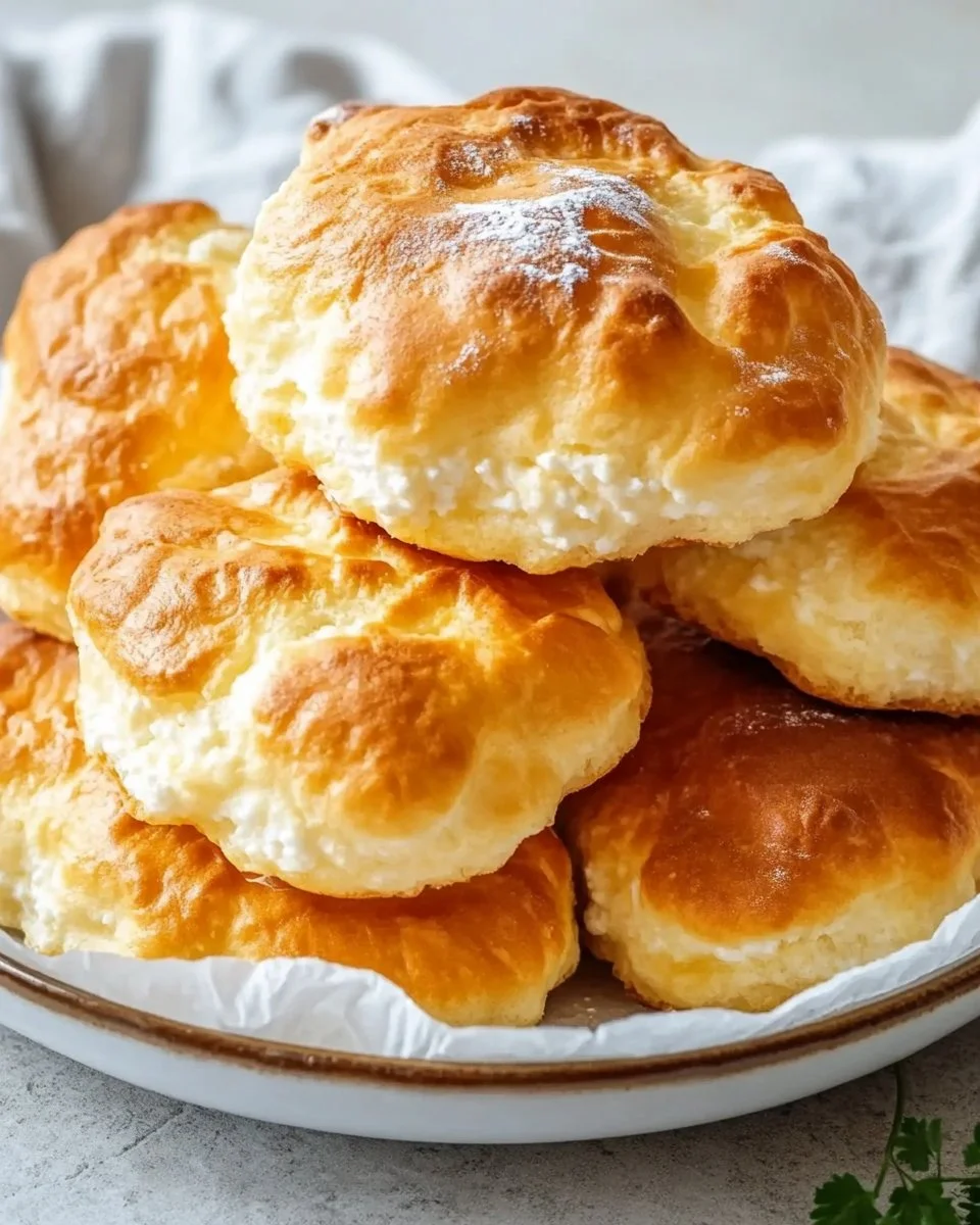 Omas Wolkenbrot mit Hüttenkäse, ein leckeres und fluffiges Rezept
