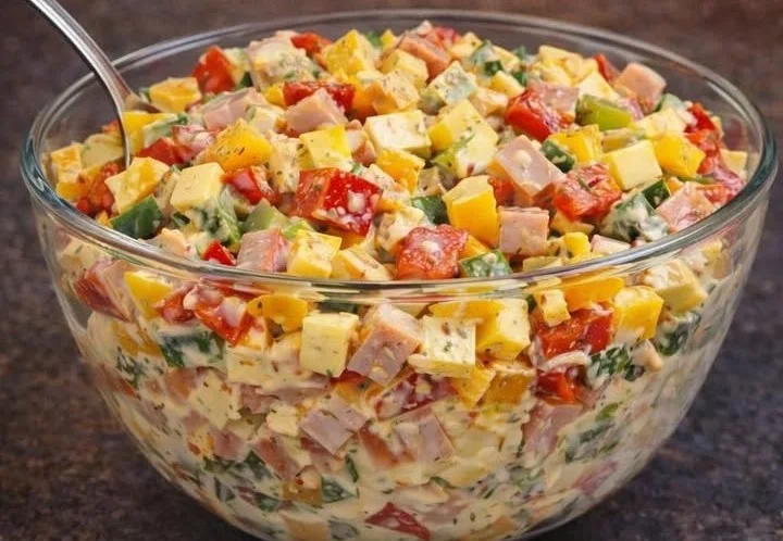Paprika-Gouda-Salat