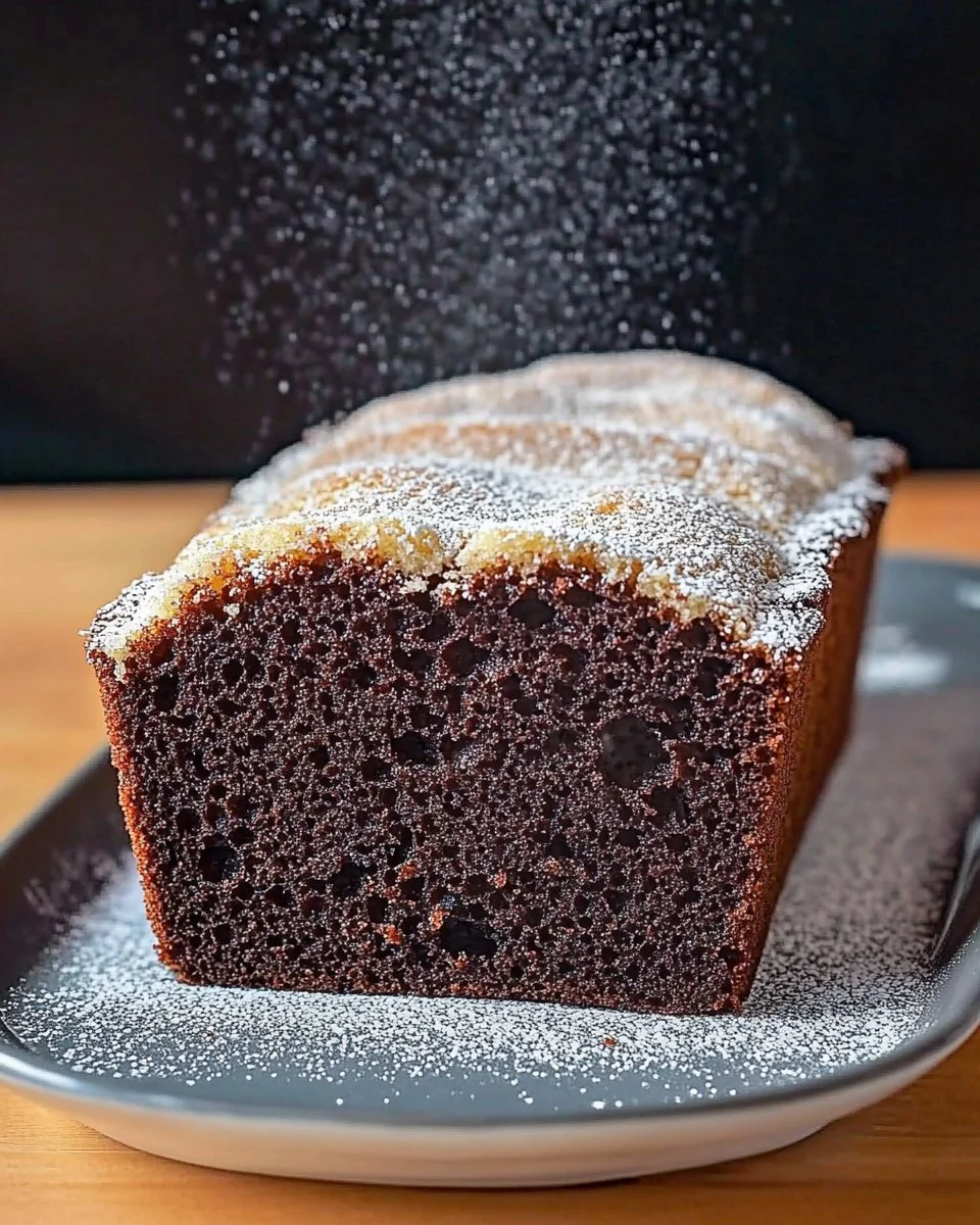 Leckerer Puddingkuchen auf einem Teller