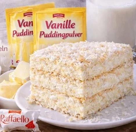 Raffaello Kuchen ohne Backen