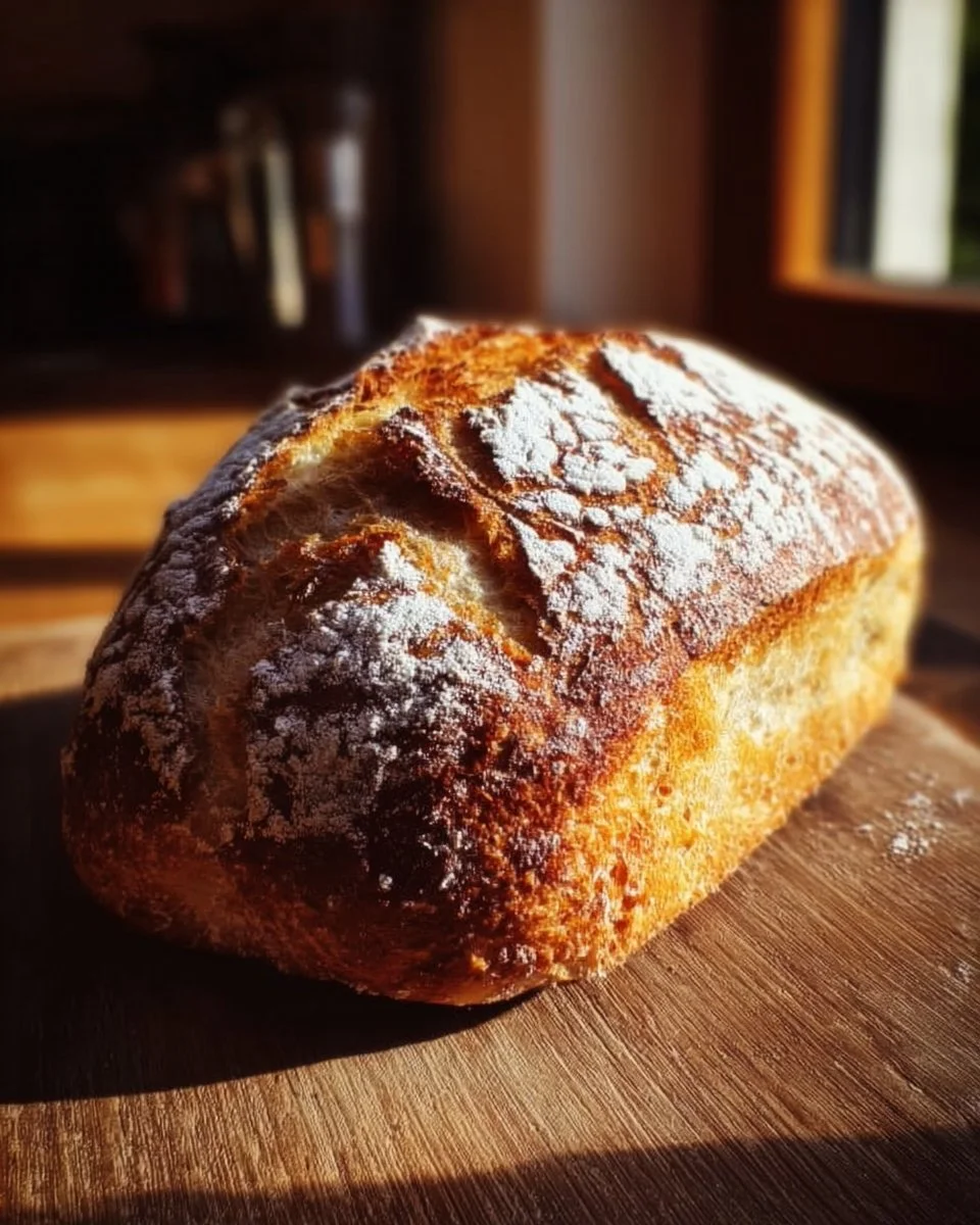 Schnelles und einfaches Airfryer-Brot Rezept mit goldbrauner Kruste