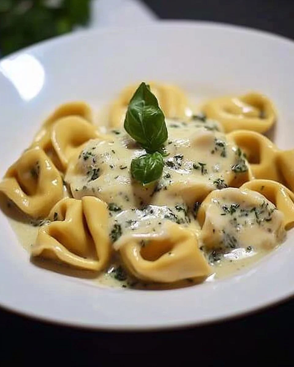Tortellini with Herb-Cheese Sauce