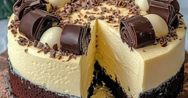 Traumhafte Eierlikör-Cremetorte mit Sahne und Dekoration