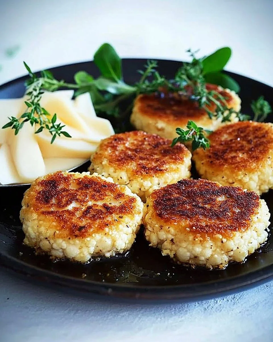 Vegetarische Blumenkohl-Patties