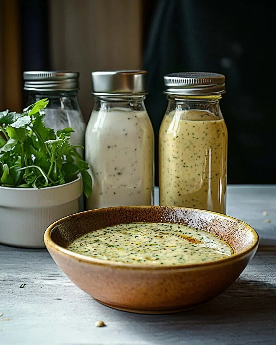 Vorbereitete Salatdressing
