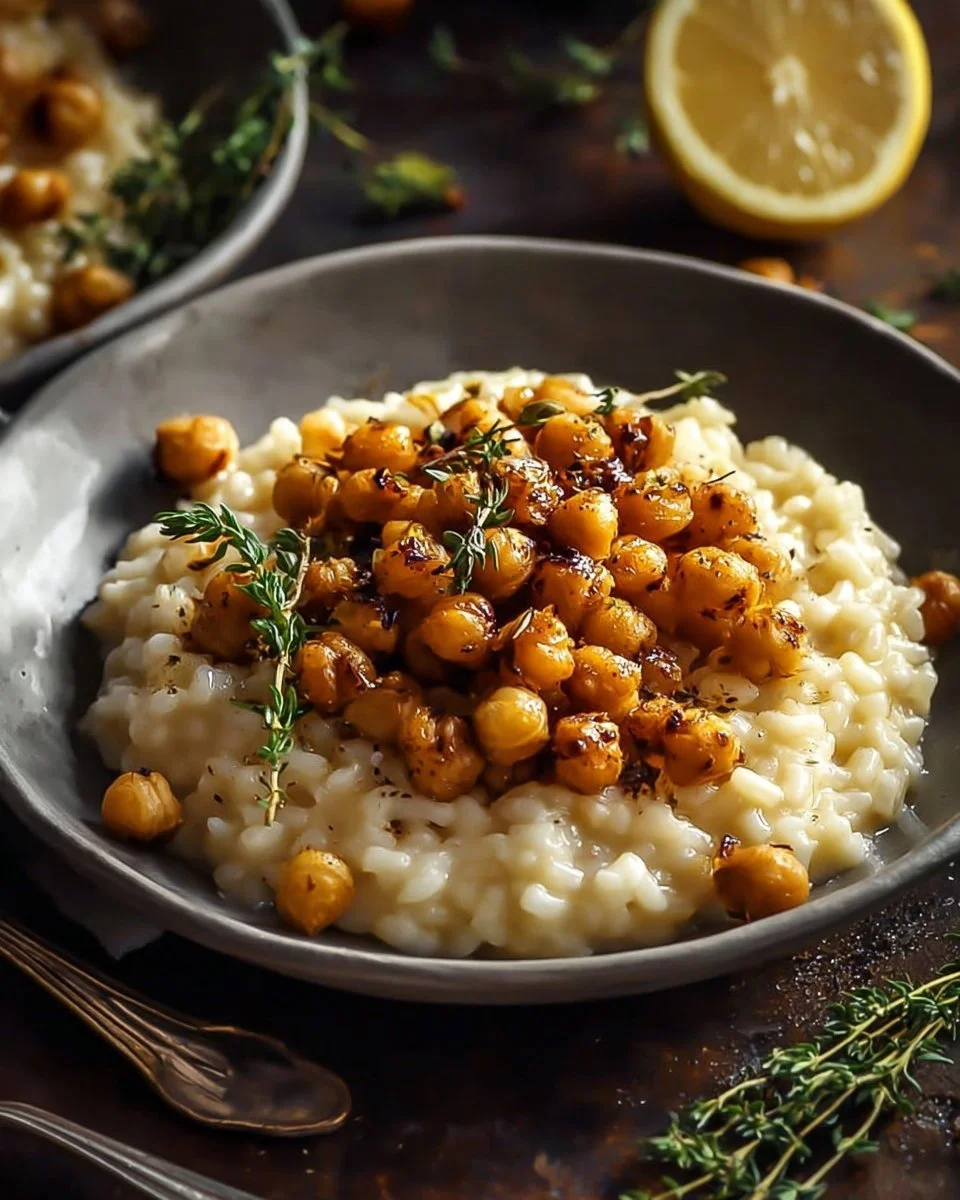 Zitronen-Risotto mit gebratenen Kichererbsen: Ein Unglaubliches Ultimatives Rezept