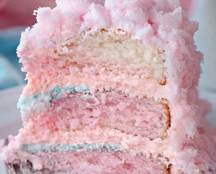 Zuckerwatte-Kuchen