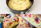 Schneller Kirschkuchen mit Vanillepudding in 3 Minuten zubereitet