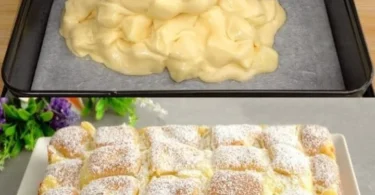 Hausgemachter Apfelkuchen mit frischen Äpfeln und Zimt