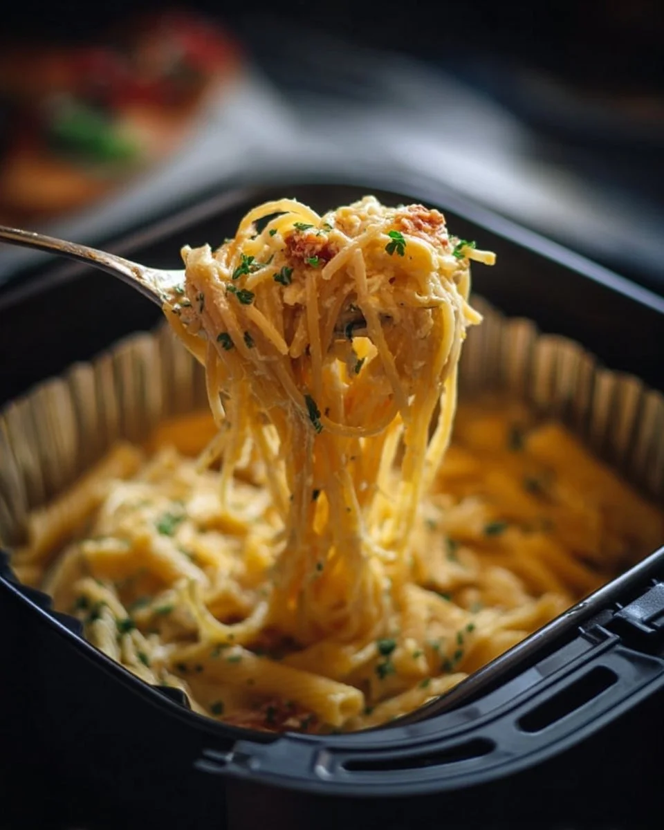 Baked Feta Pasta aus der Heißluftfritteuse