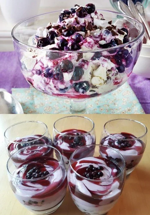 Delicious Blueberry Mascarpone Dessert