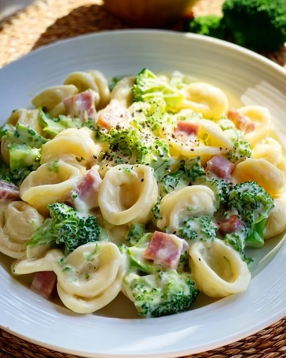 Brokkoli Schinken Pasta Rezept