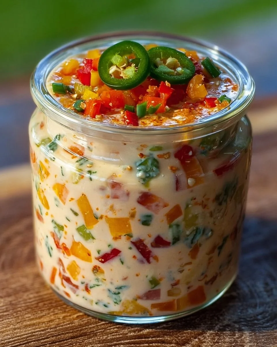 Bunte Party Dip mit frischem Gemüse und knusprigen Chips