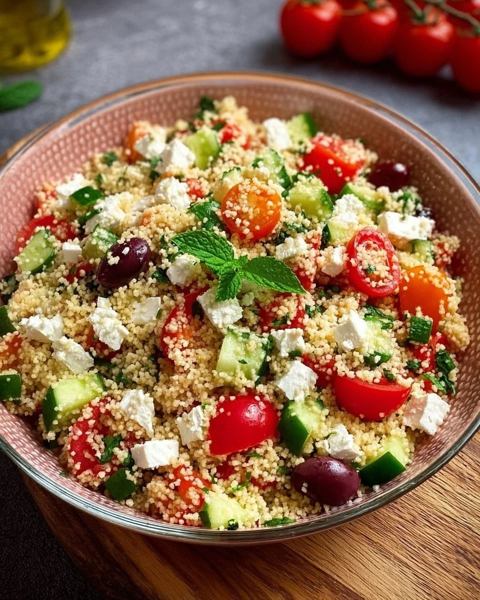 Couscous-Salat mit Feta: Ein erfrischendes Rezept!