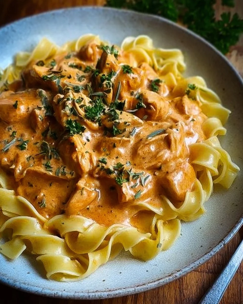 Cremiges Hähnchenragout mit Bandnudeln: Ein Unglaubliches Ultimatives Rezept