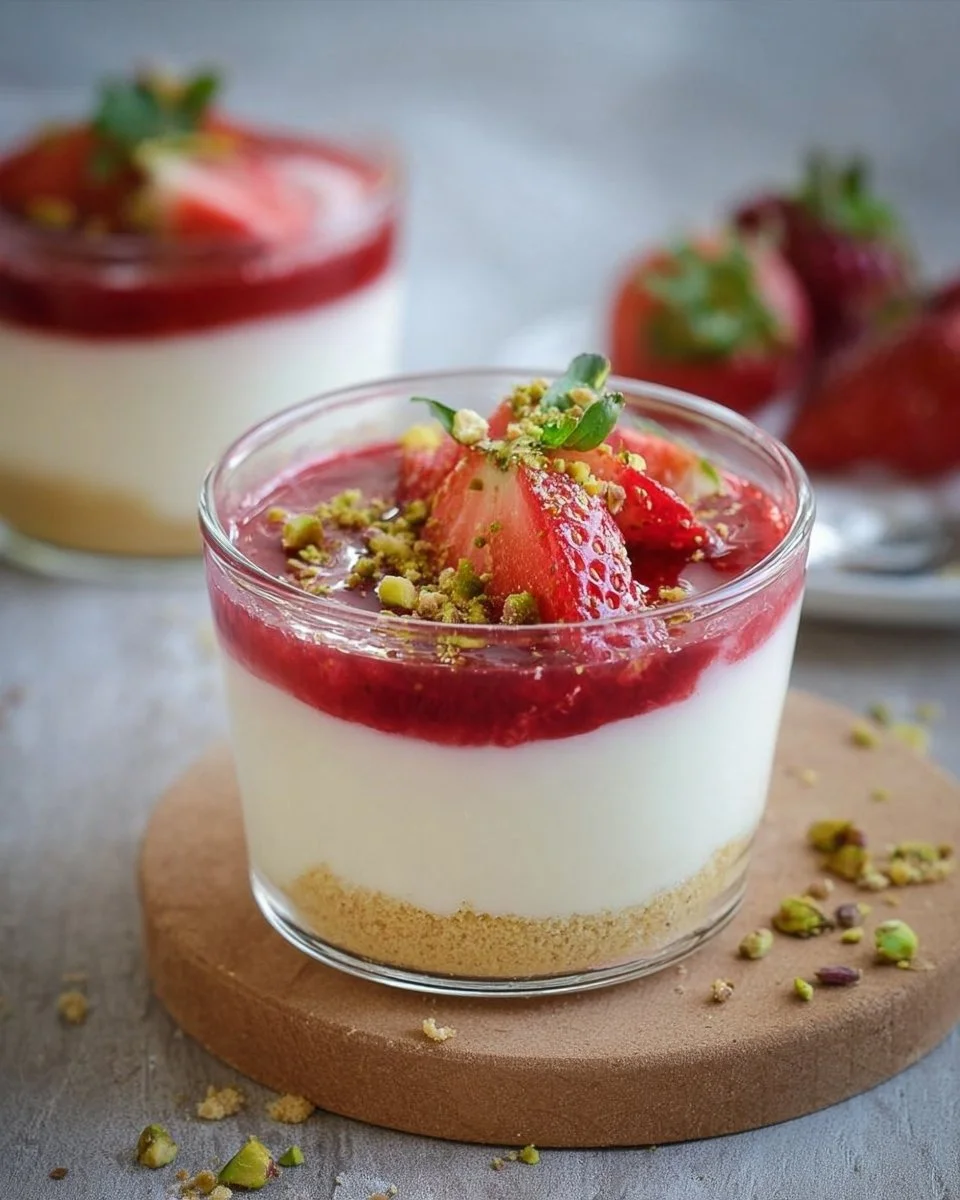 Erdbeer-Dessert im Glas – cremig, fruchtig & ohne Backen!