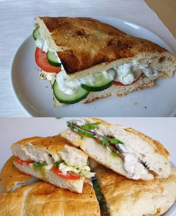 Feta-Fladenbrot