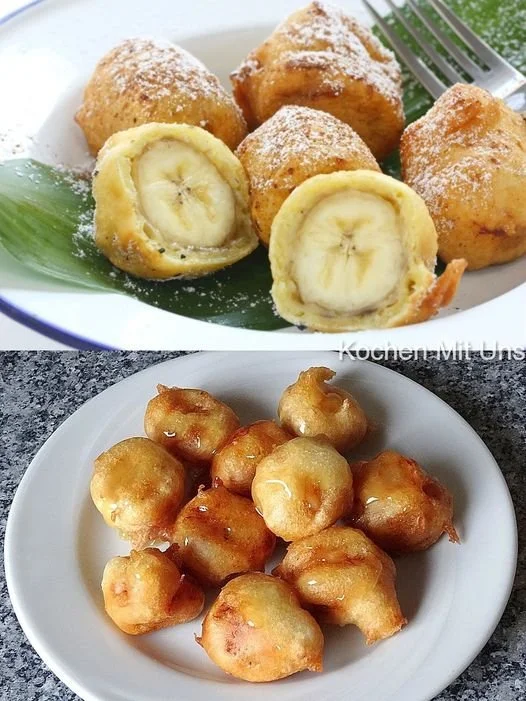 Frittierte Bananen wie im chinesischen Restaurant